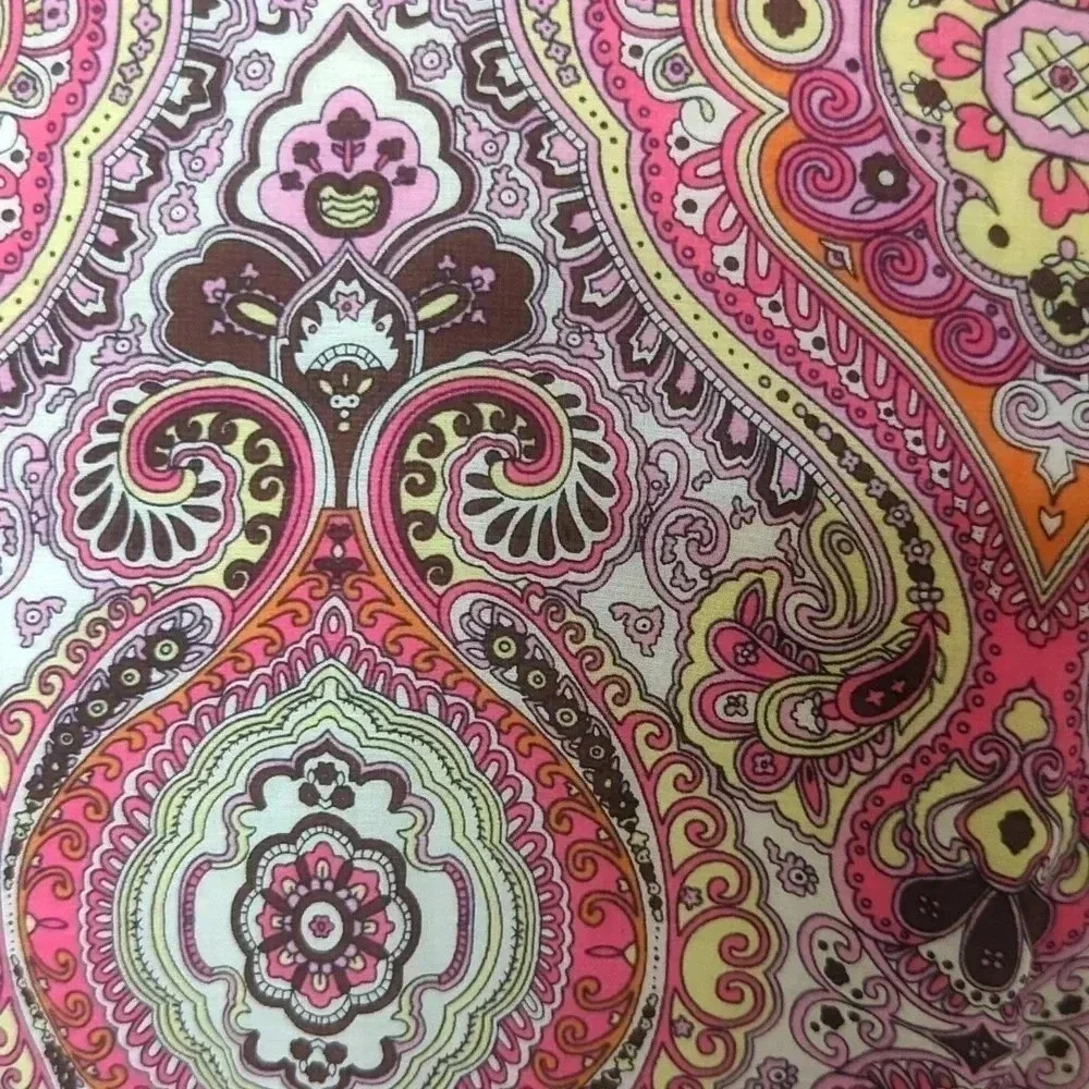 Athleta Paisley Pink and Brown Swim Cover up